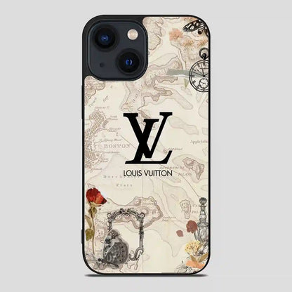 Wallpaper Lv Maps iPhone 14 Case