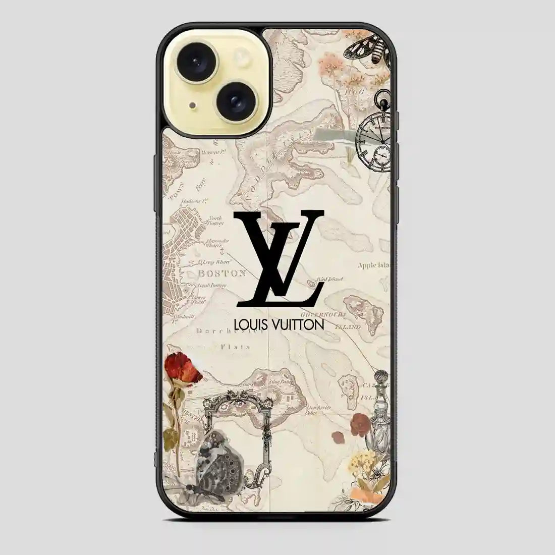 Wallpaper Lv Maps iPhone 15 Plus Case