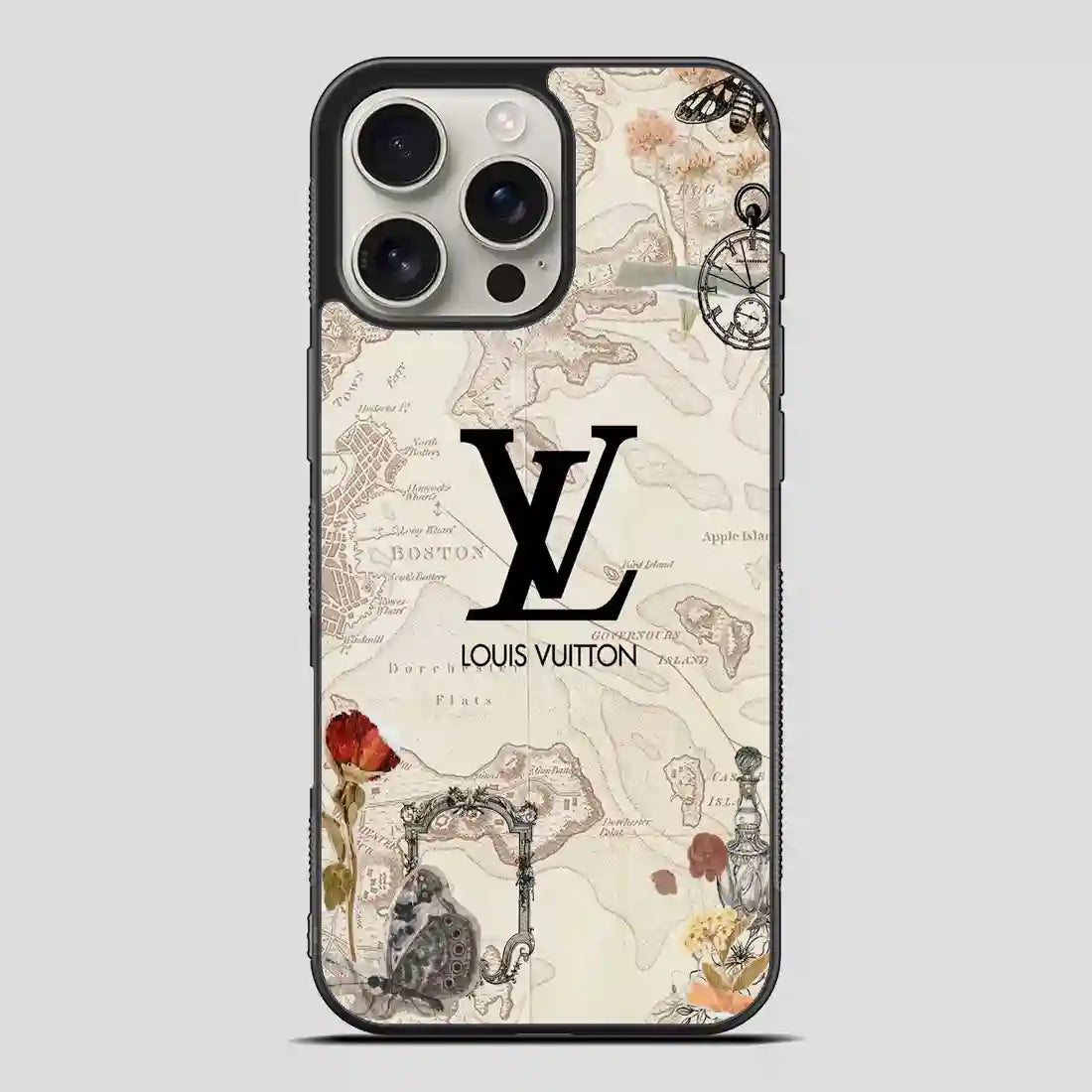 Wallpaper Lv Maps iPhone 16 Pro Max Case