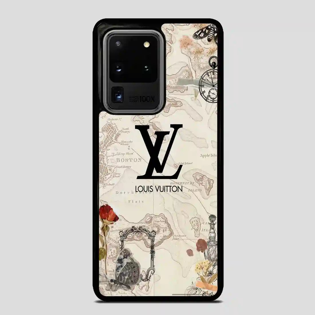 Wallpaper Lv Maps Samsung Galaxy S20 Ultra Case