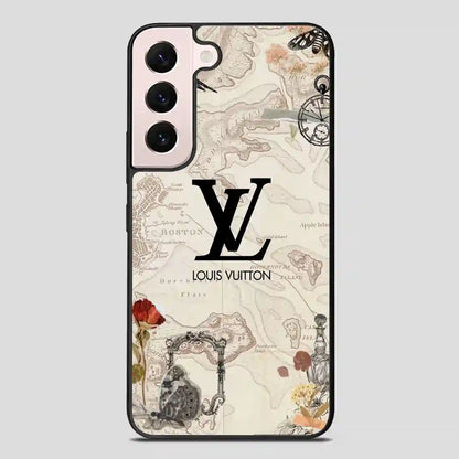 Wallpaper Lv Maps Samsung Galaxy S22 FE Case