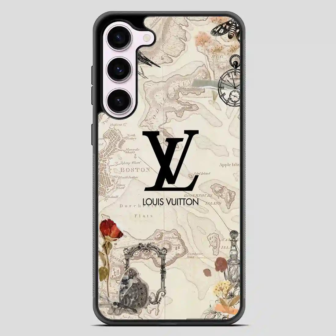 Wallpaper Lv Maps Samsung Galaxy S23 Case