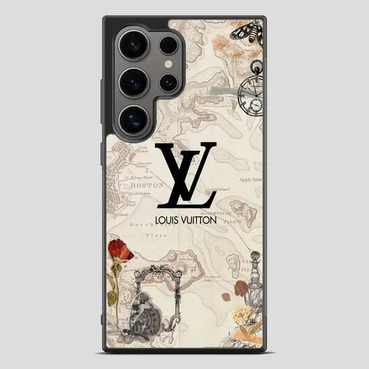 Wallpaper Lv Maps Samsung Galaxy S24 Ultra Case