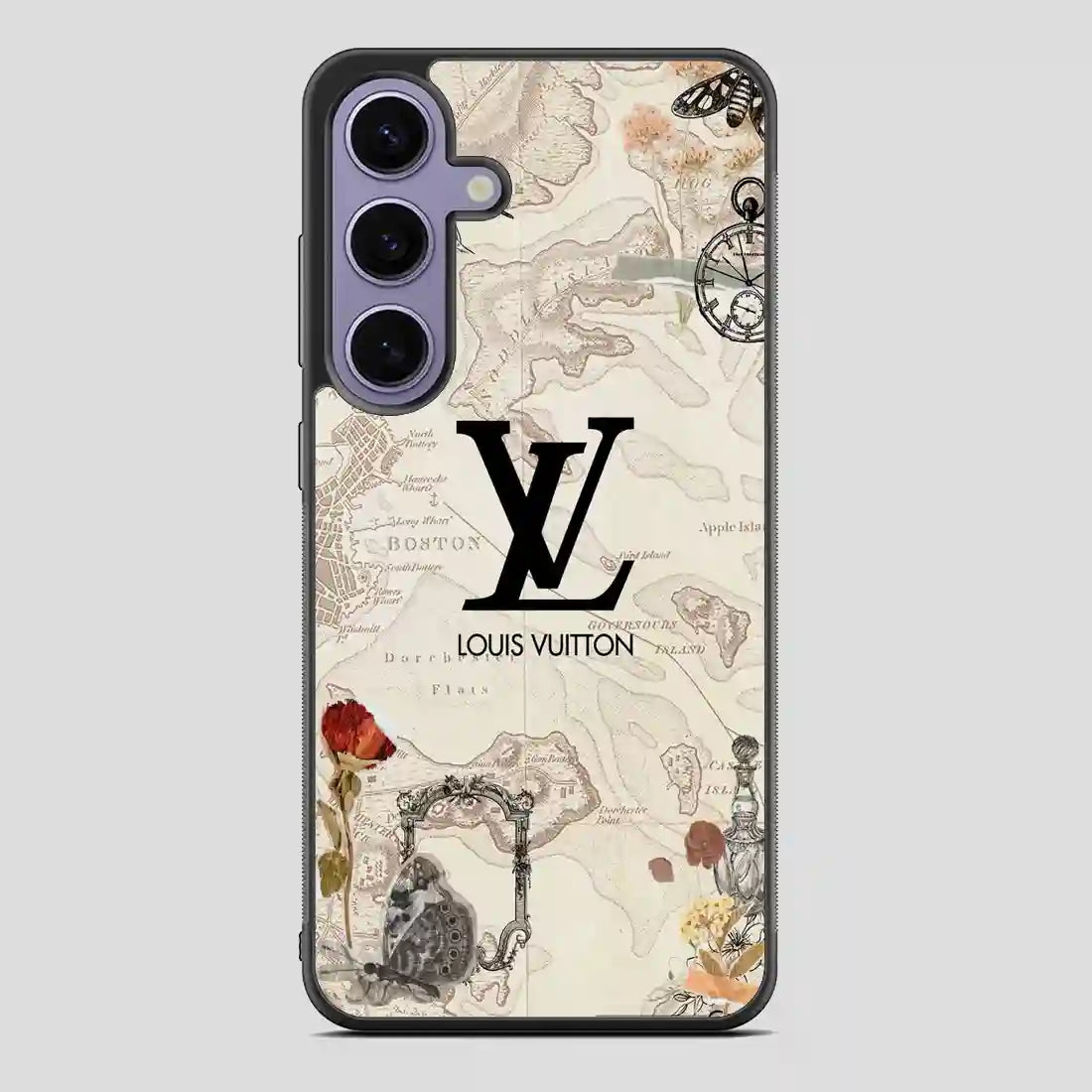 Wallpaper Lv Maps Samsung Galaxy S24 Case