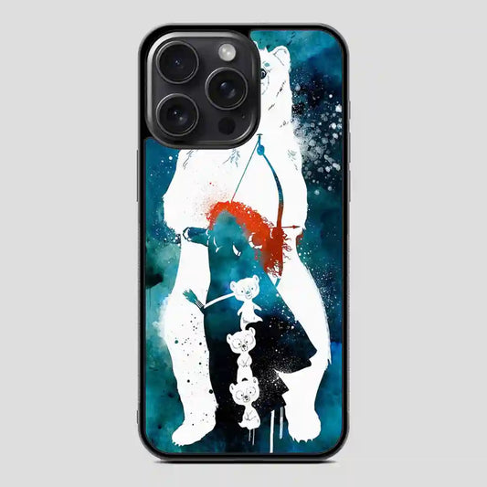 Walt Disney Pixar Brave Watercolor iPhone 15 Pro Case