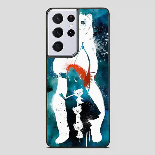 Walt Disney Pixar Brave Watercolor Samsung Galaxy S21 Ultra Case