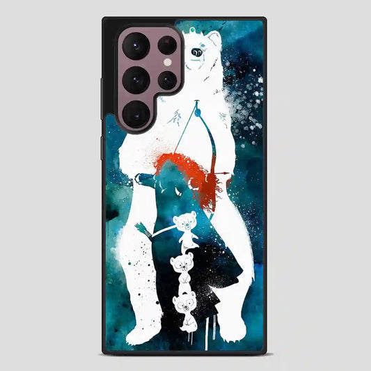 Walt Disney Pixar Brave Watercolor Samsung Galaxy S22 Ultra Case