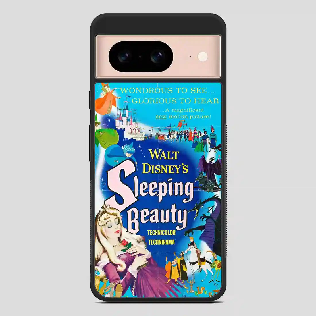 Walt Disney Sleeping Beauty Poster Google Pixel 8 Case