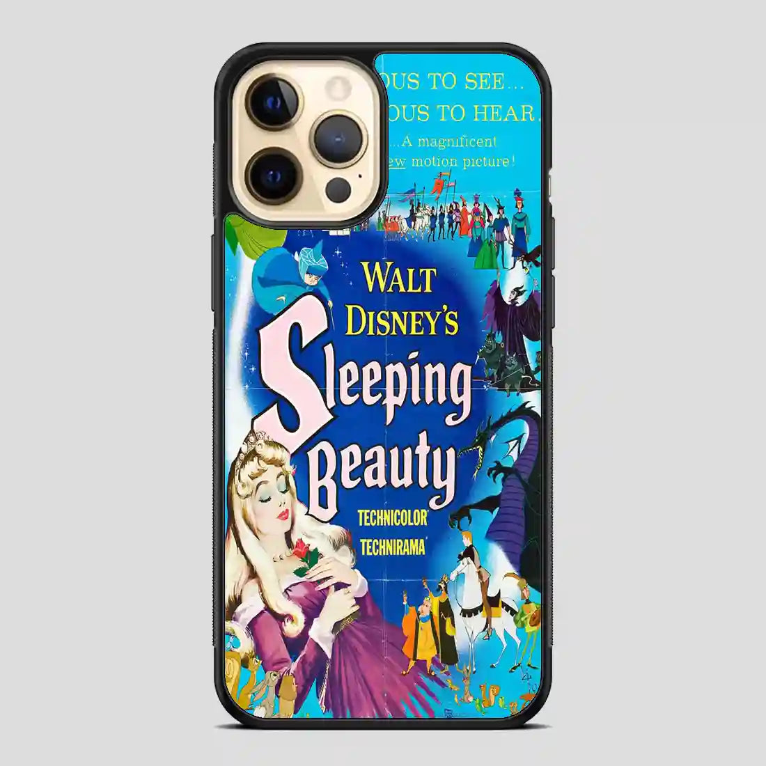 Walt Disney Sleeping Beauty Poster iPhone 11 Pro Case