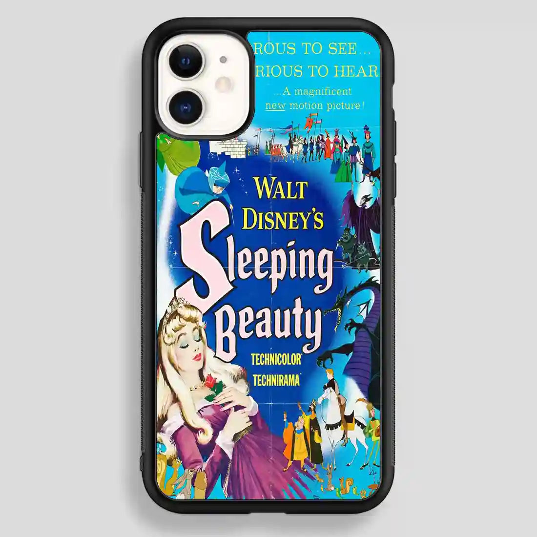 Walt Disney Sleeping Beauty Poster iPhone 12 Case