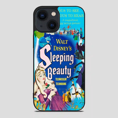 Walt Disney Sleeping Beauty Poster iPhone 14 Case