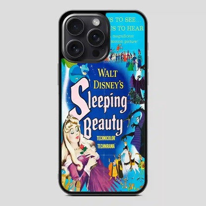 Walt Disney Sleeping Beauty Poster iPhone 15 Pro Case