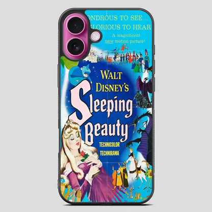 Walt Disney Sleeping Beauty Poster iPhone 16 Plus Case