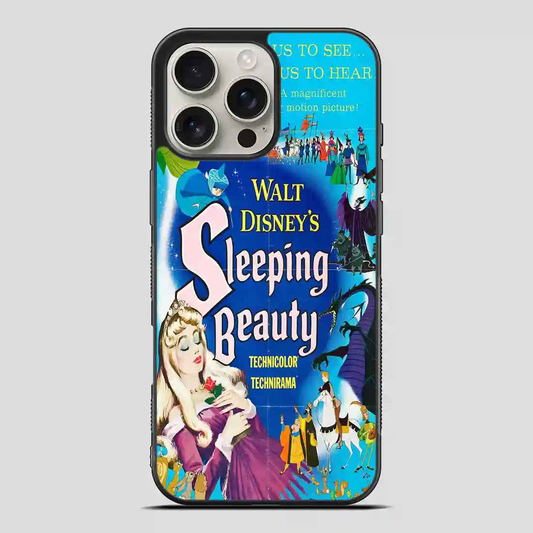 Walt Disney Sleeping Beauty Poster iPhone 16 Pro Max Case