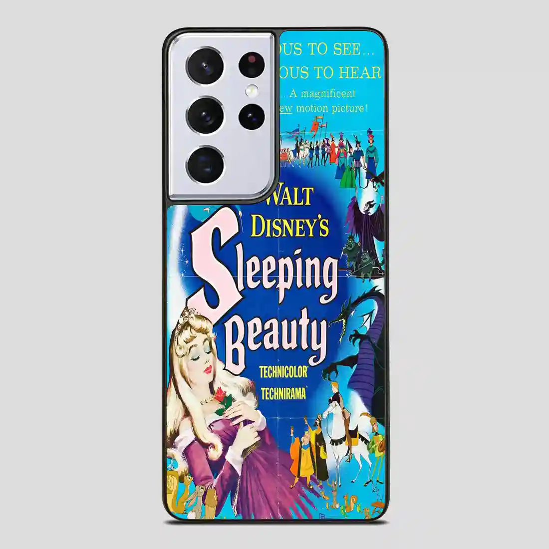 Walt Disney Sleeping Beauty Poster Samsung Galaxy S21 Ultra Case