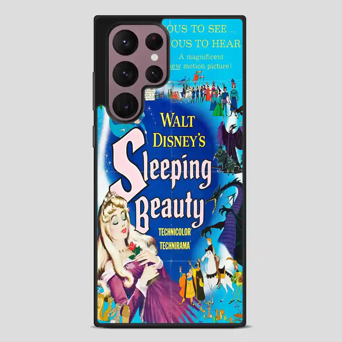 Walt Disney Sleeping Beauty Poster Samsung Galaxy S22 Ultra Case