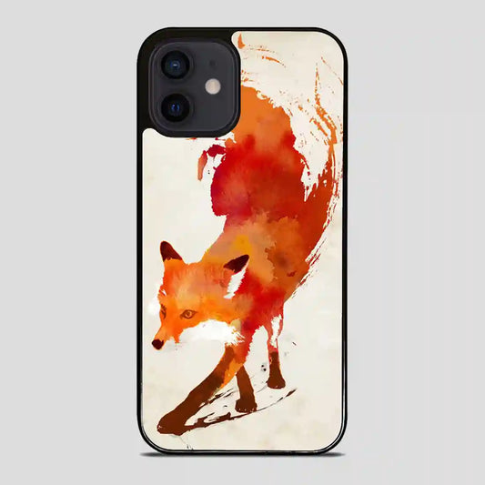 Watercolor Fox iPhone 12 Mini Case