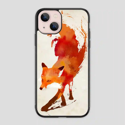 Watercolor Fox iPhone 13 Mini Case