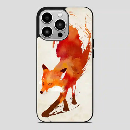 Watercolor Fox iPhone 14 Pro Case