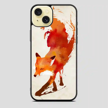 Watercolor Fox iPhone 15 Plus Case