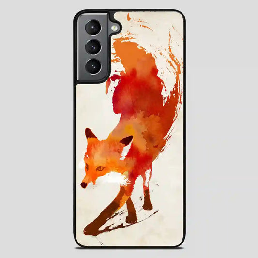 Watercolor Fox Samsung Galaxy S21 FE Case