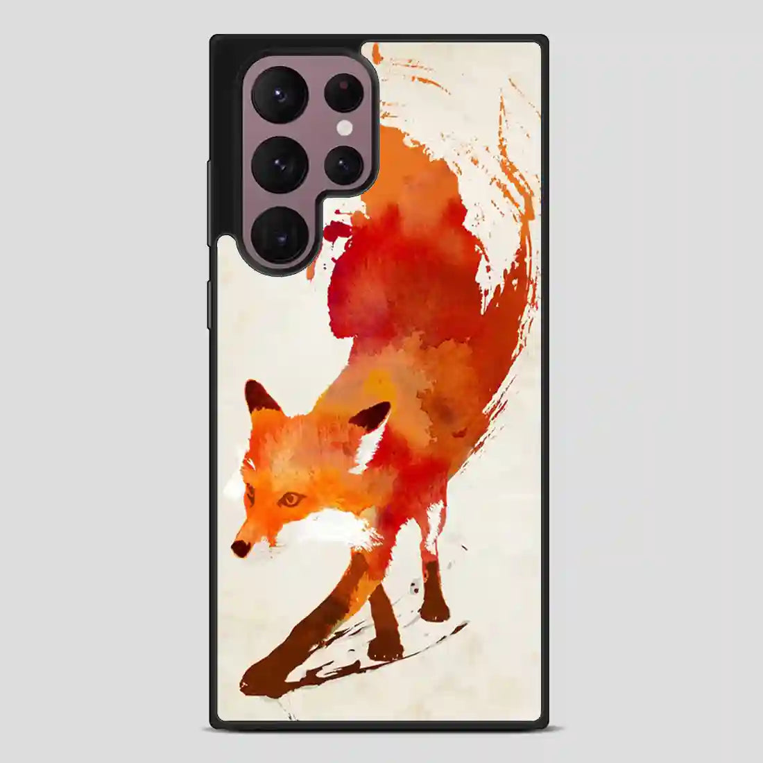 Watercolor Fox Samsung Galaxy S22 Ultra Case