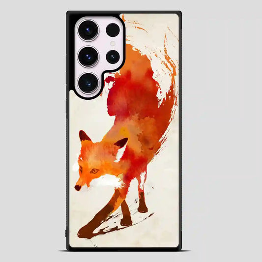 Watercolor Fox Samsung Galaxy S23 Ultra Case