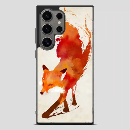 Watercolor Fox Samsung Galaxy S24 Ultra Case