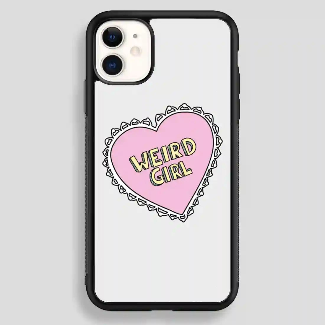 Weird Girl Heart iPhone 12 Case