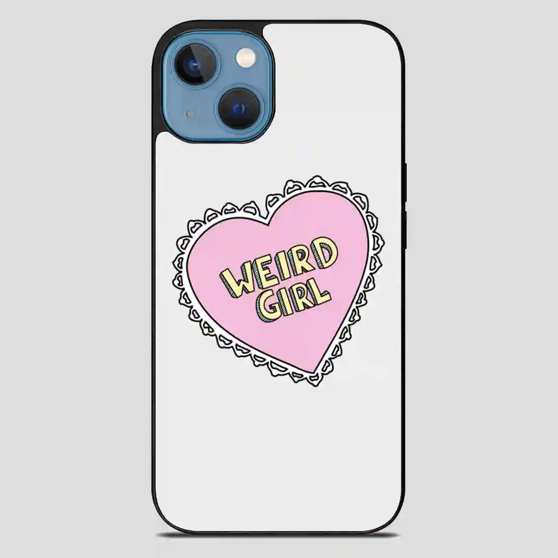 Weird Girl Heart iPhone 13 Case