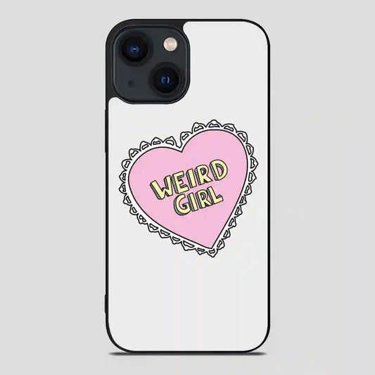 Weird Girl Heart iPhone 14 Case