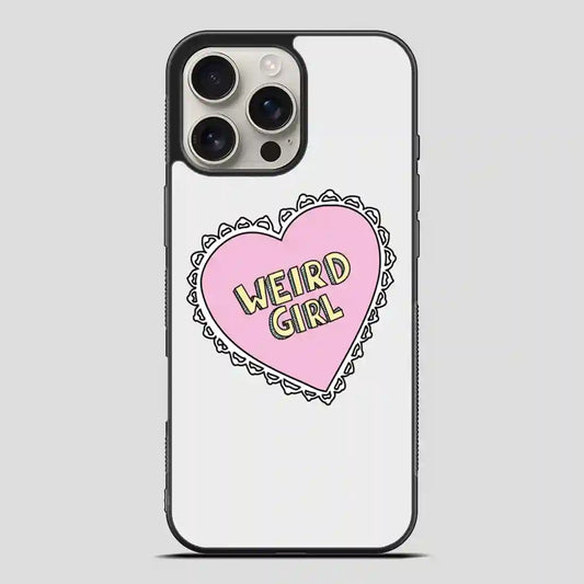 Weird Girl Heart iPhone 16 Pro Max Case