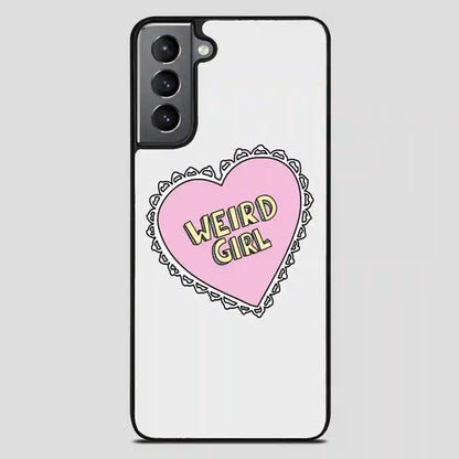 Weird Girl Heart Samsung Galaxy S21 FE Case