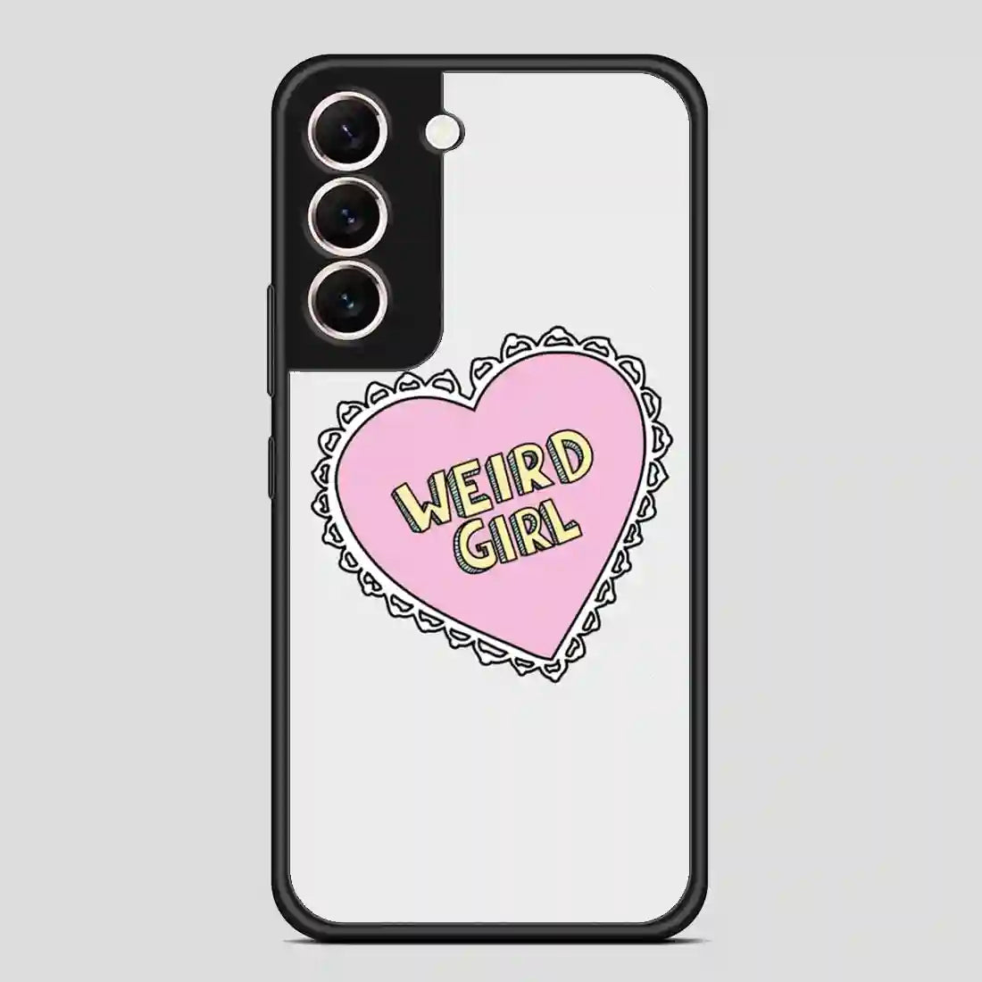 Weird Girl Heart Samsung Galaxy S22 Case