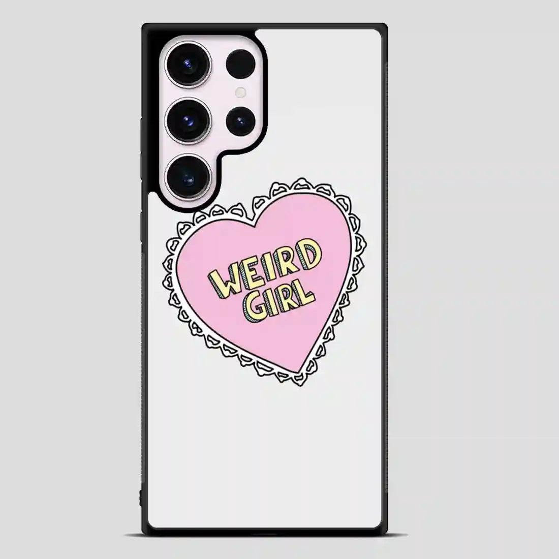 Weird Girl Heart Samsung Galaxy S23 Ultra Case