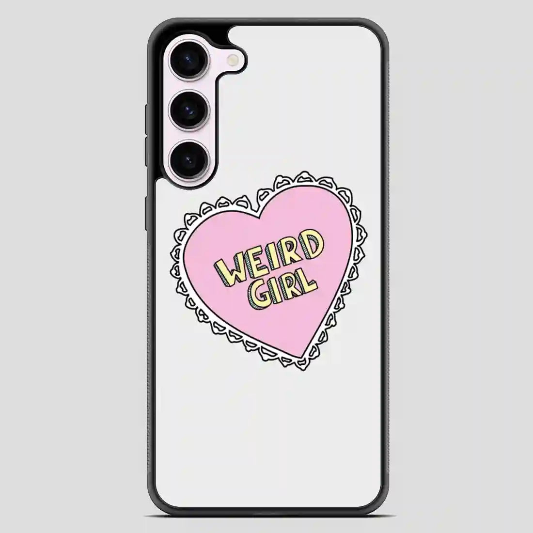 Weird Girl Heart Samsung Galaxy S23 Case