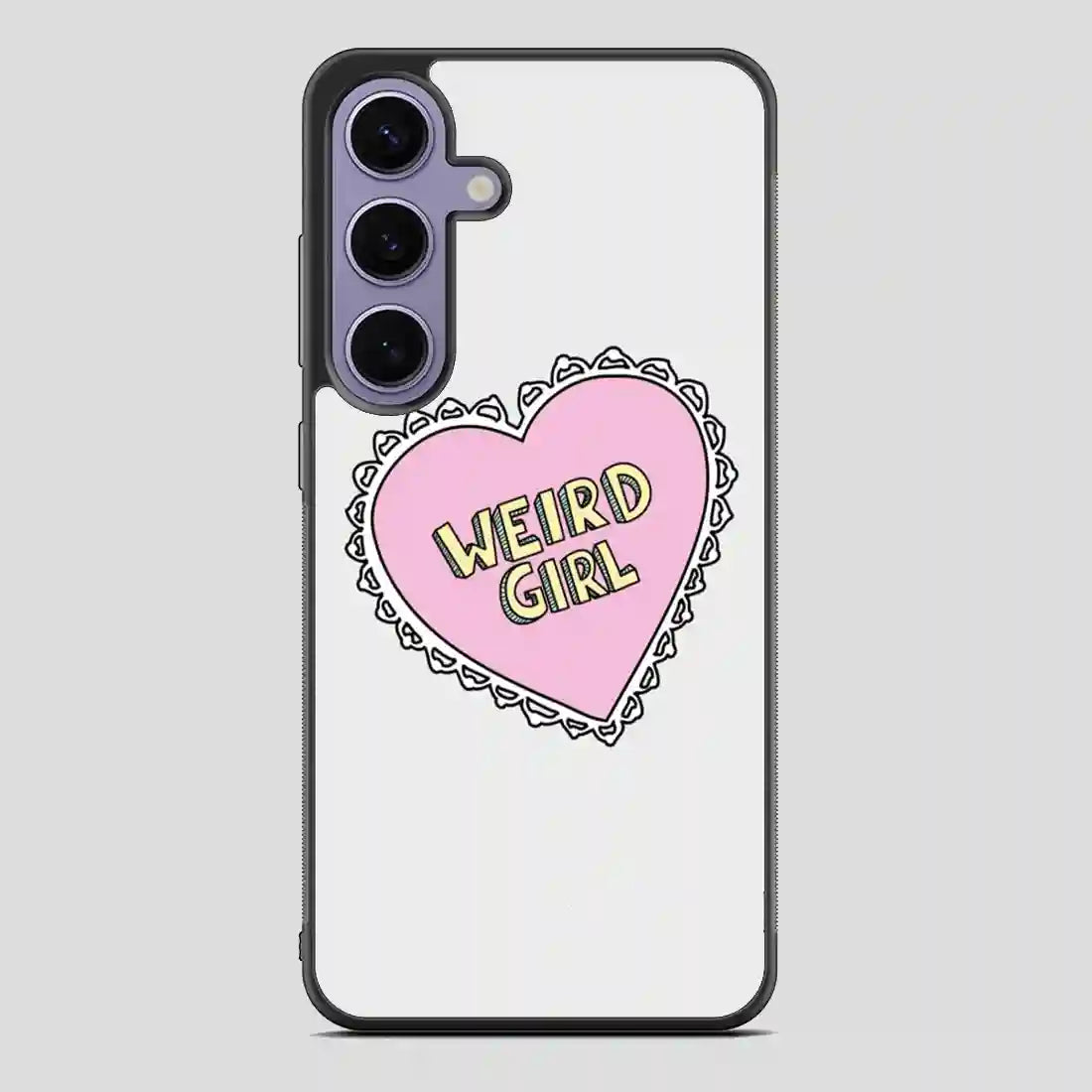 Weird Girl Heart Samsung Galaxy S24 Case