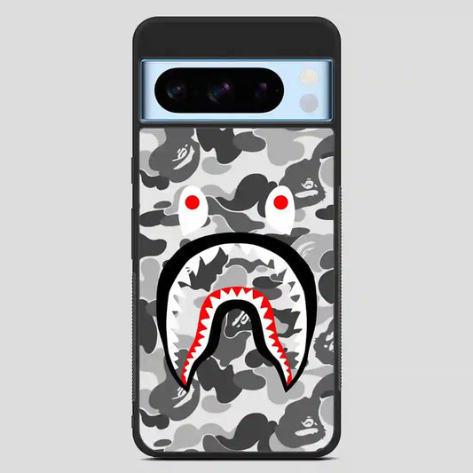 White Sark Pattern Google Pixel 8 Pro Case