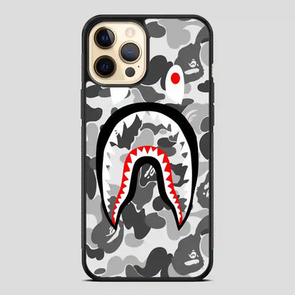 White Sark Pattern iPhone 12 Pro Case