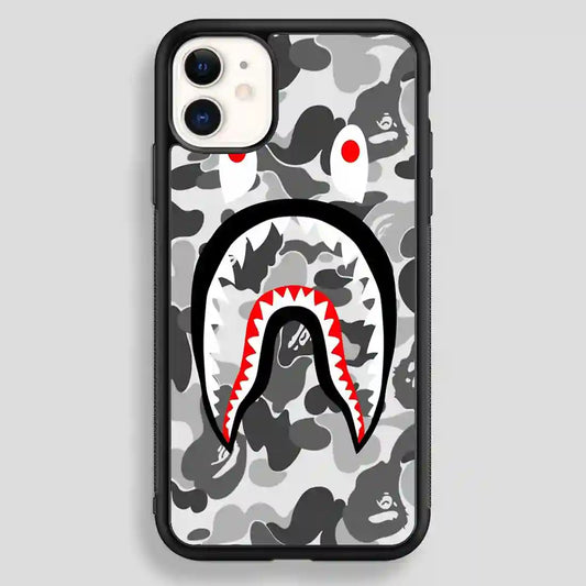 White Sark Pattern iPhone 12 Case