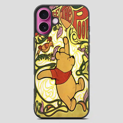 Winnie The Pooh Poster Retro iPhone 16 Plus Case