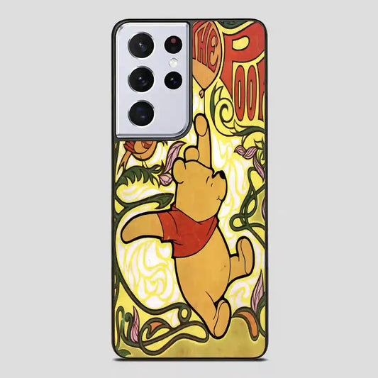 Winnie The Pooh Poster Retro Samsung Galaxy S21 Ultra Case