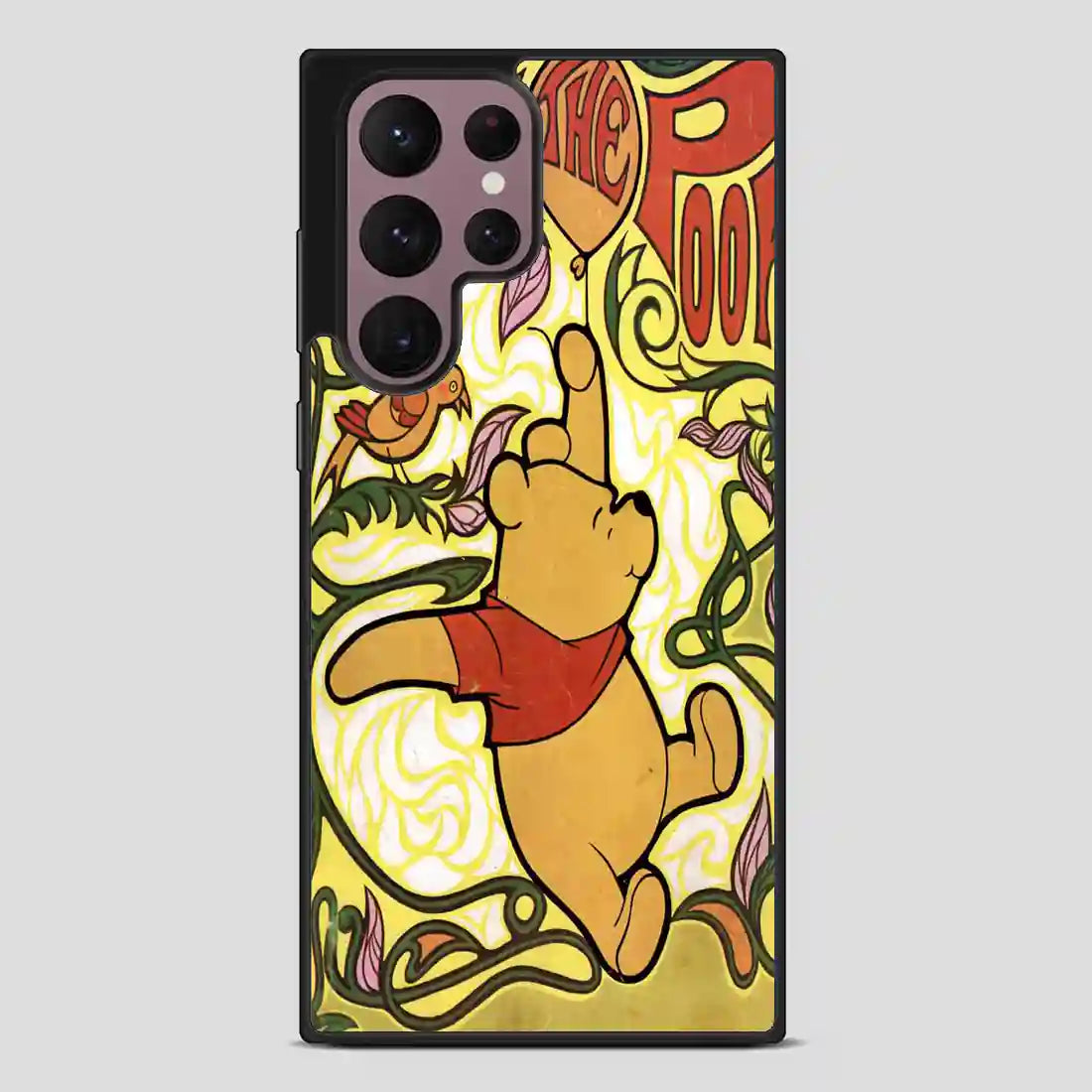 Winnie The Pooh Poster Retro Samsung Galaxy S22 Ultra Case