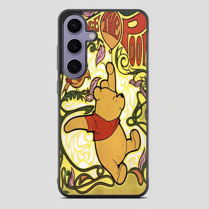 Winnie The Pooh Poster Retro Samsung Galaxy S24 Case