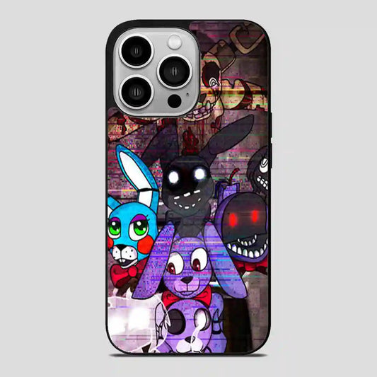 Withered Fnaf Bonnie Vintage iPhone 14 Pro Case