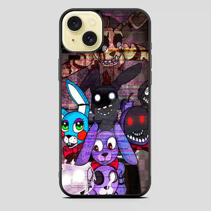 Withered Fnaf Bonnie Vintage iPhone 15 Plus Case