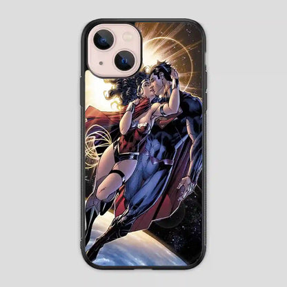 Wonder Woman Kiss Superman iPhone 13 Mini Case