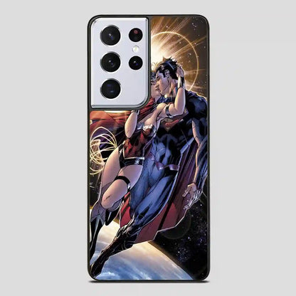 Wonder Woman Kiss Superman Samsung Galaxy S21 Ultra Case