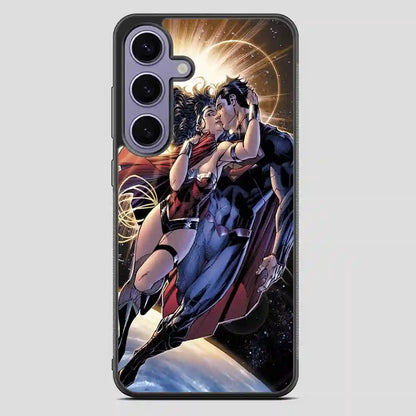 Wonder Woman Kiss Superman Samsung Galaxy S23 Plus Case