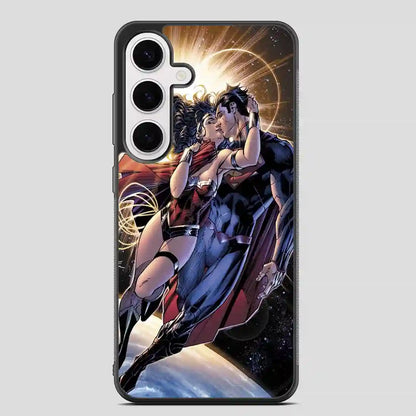 Wonder Woman Kiss Superman Samsung Galaxy S24 Plus Case